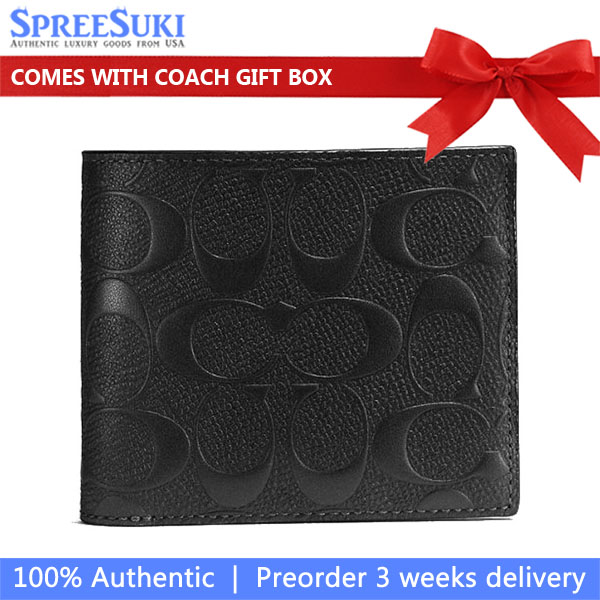 Coach 3 In 1 Signature Leather Black # CR957