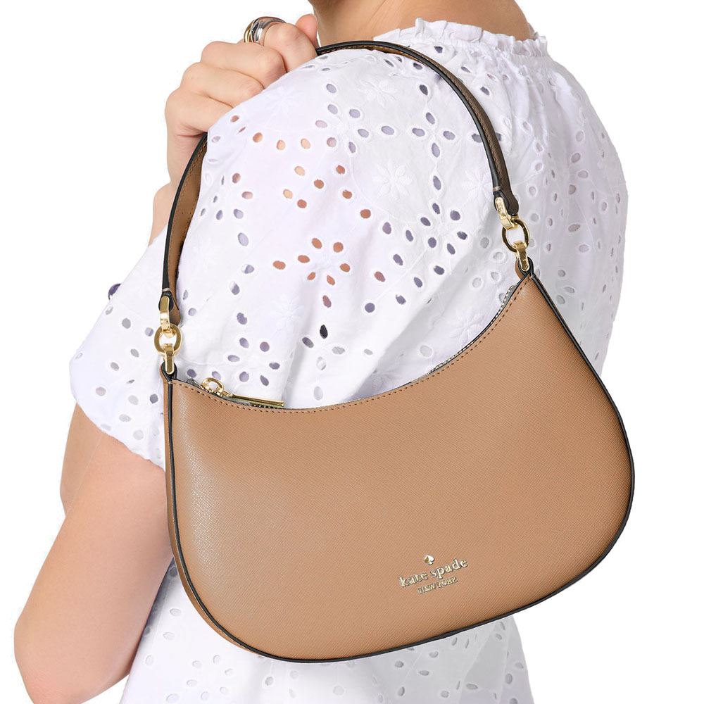 Kate Spade Paige Convertible Crossbody Light Fawn # KK983