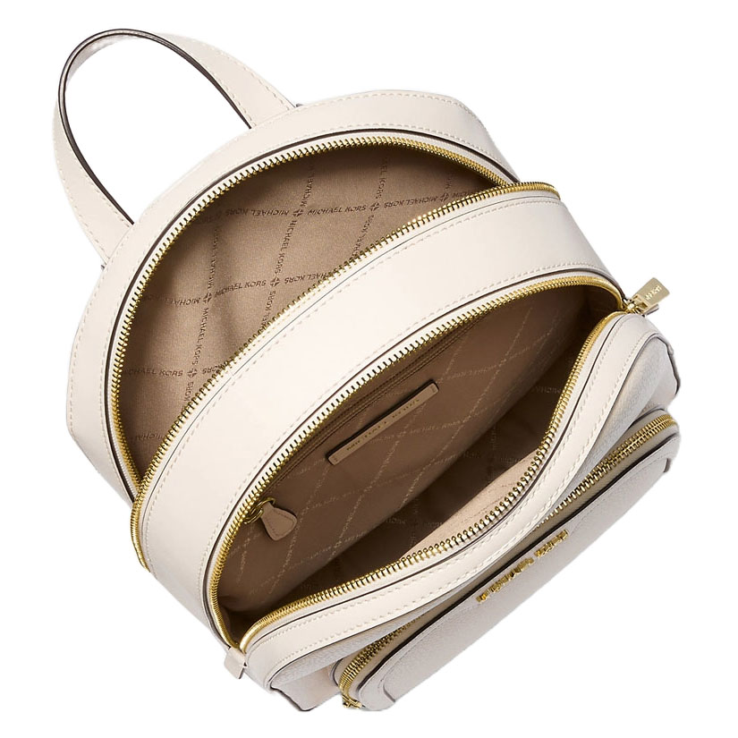 Michael Kors Jaycee Medium Zip Pocket Backpack Lt Cream # 35S2G8TB2L