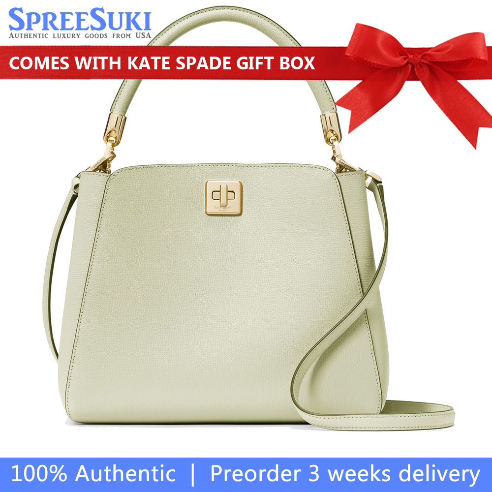 Kate Spade Phoebe Medium Top Handle Bag Sage Bundle # KG755