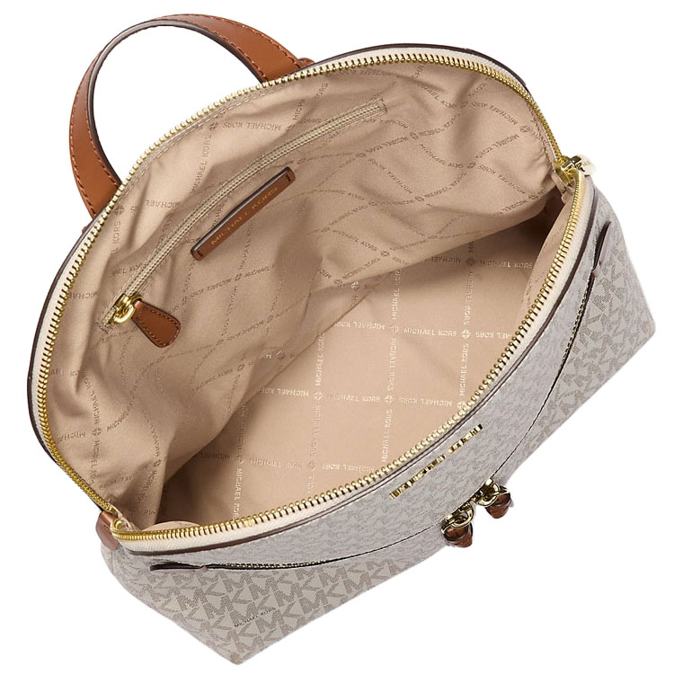 Michael Kors Dallas Medium Signature Logo Backpack Vanilla # 35T5G9DB2B