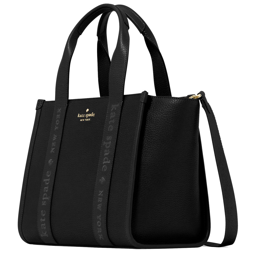 Kate Spade Kip Leather Small Tote Black # KL935