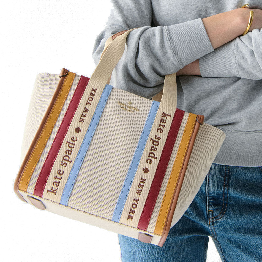 Kate Spade Kip Stripe Small Tote Multi # KL843