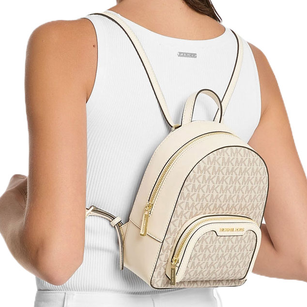 Michael Kors Extra Small Jaycee Signature Light Cream Multi # 35T2G8TB1B