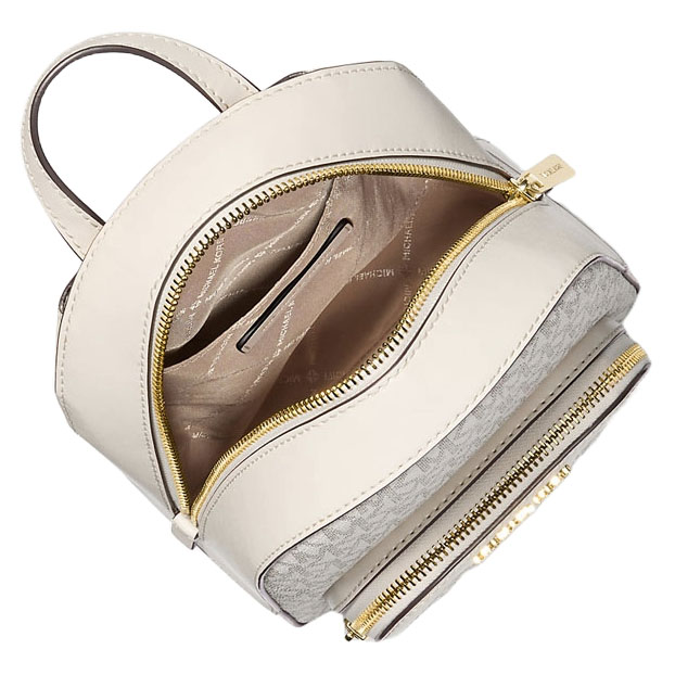 Michael Kors Extra Small Jaycee Signature Light Cream Multi # 35T2G8TB1B