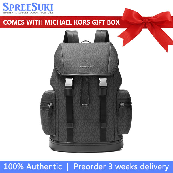 Michael Kors Cooper Logo Backpack Black # 37U0MCOB6B