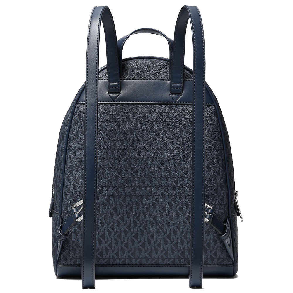 Michael Kors Rhea Medium Signature Logo Backpack Admiral # 35S5SRAB2B