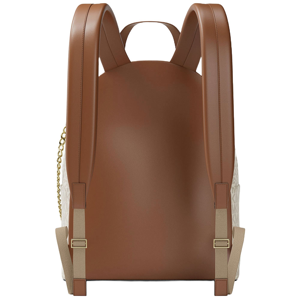Michael Kors Slater Medium Signature Logo Backpack Lt Crm Multi # 35F5G04B2B