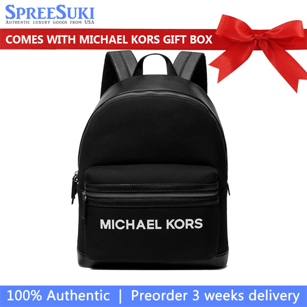 Michael Kors Cooper Canvas Backpack Black # 37S5LCOB2V