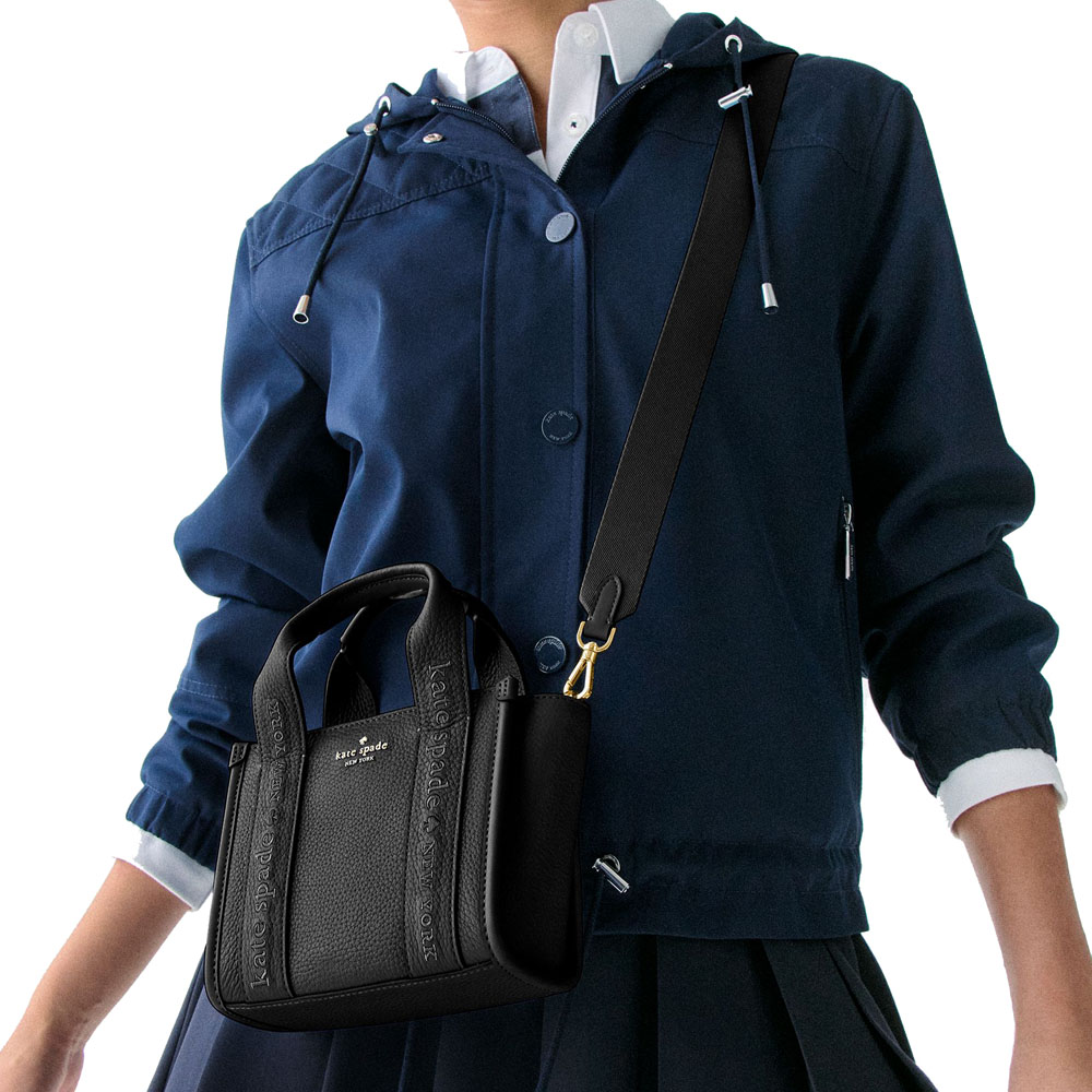 Kate Spade Kip Leather Mini Tote Black # KL936