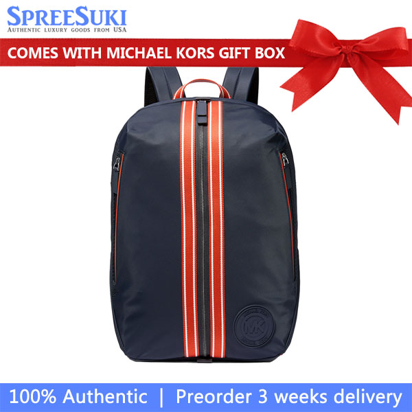 Michael Kors Lautner Nylon Duffle Backpack Navy # 37S5LLAU2B