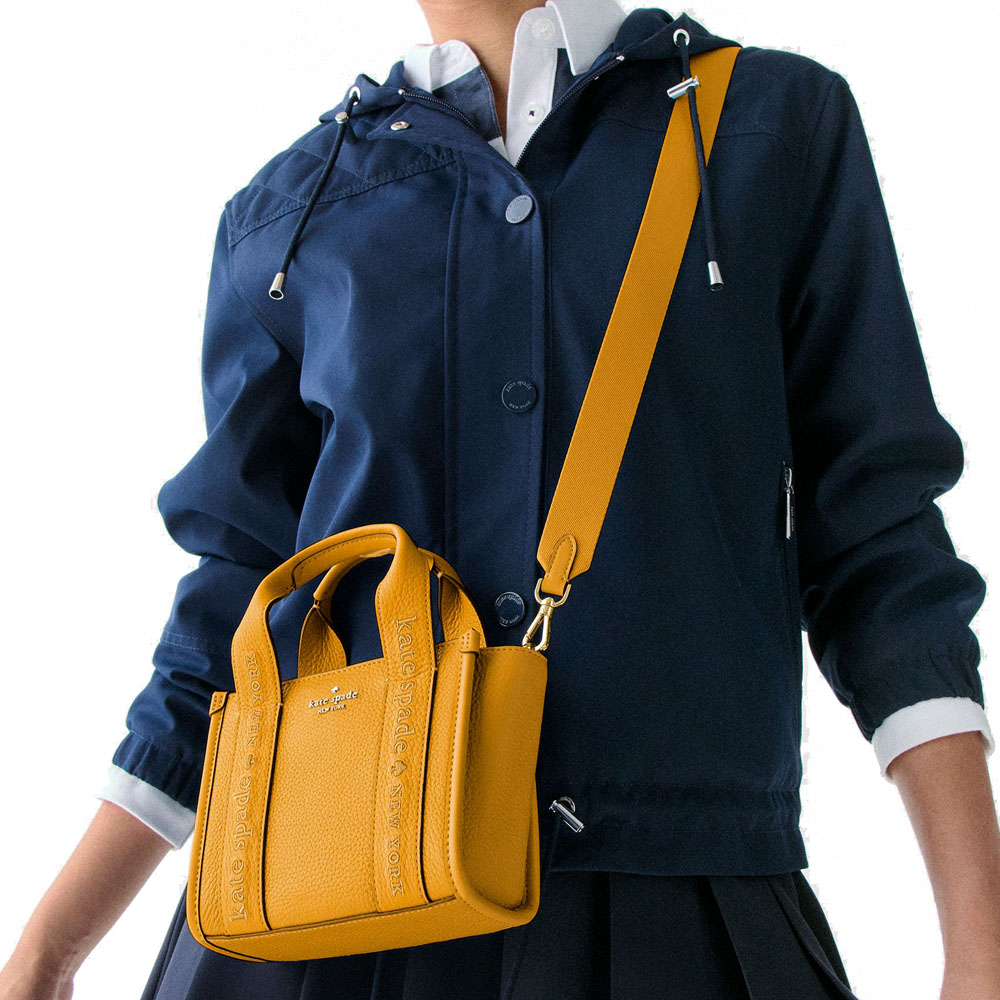 Kate Spade Kip Leather Mini Tote Squash Blossom # KL936