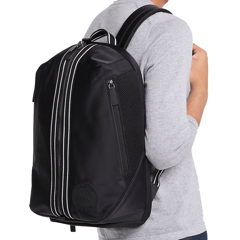 Michael Kors Lautner Nylon Duffle Backpack Black # 37S5LLAU2B