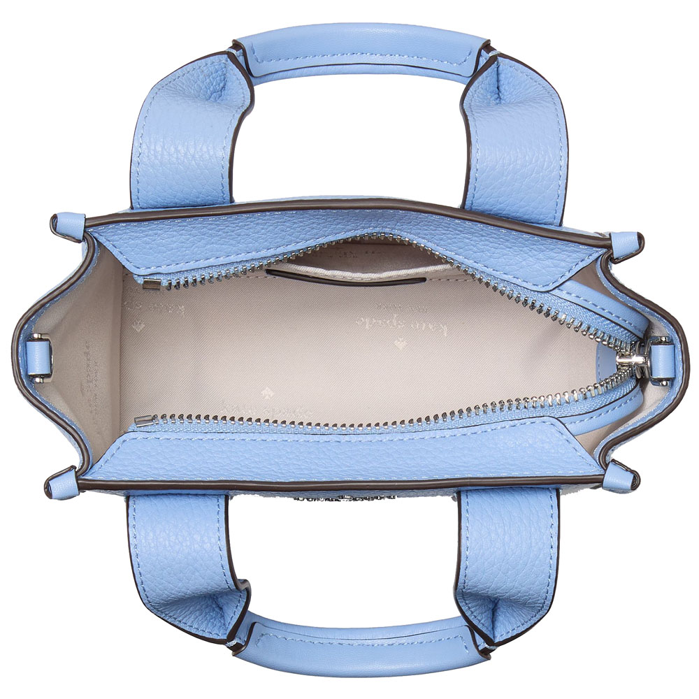 Kate Spade Kip Leather Mini Tote Periwinkle Sky # KL936