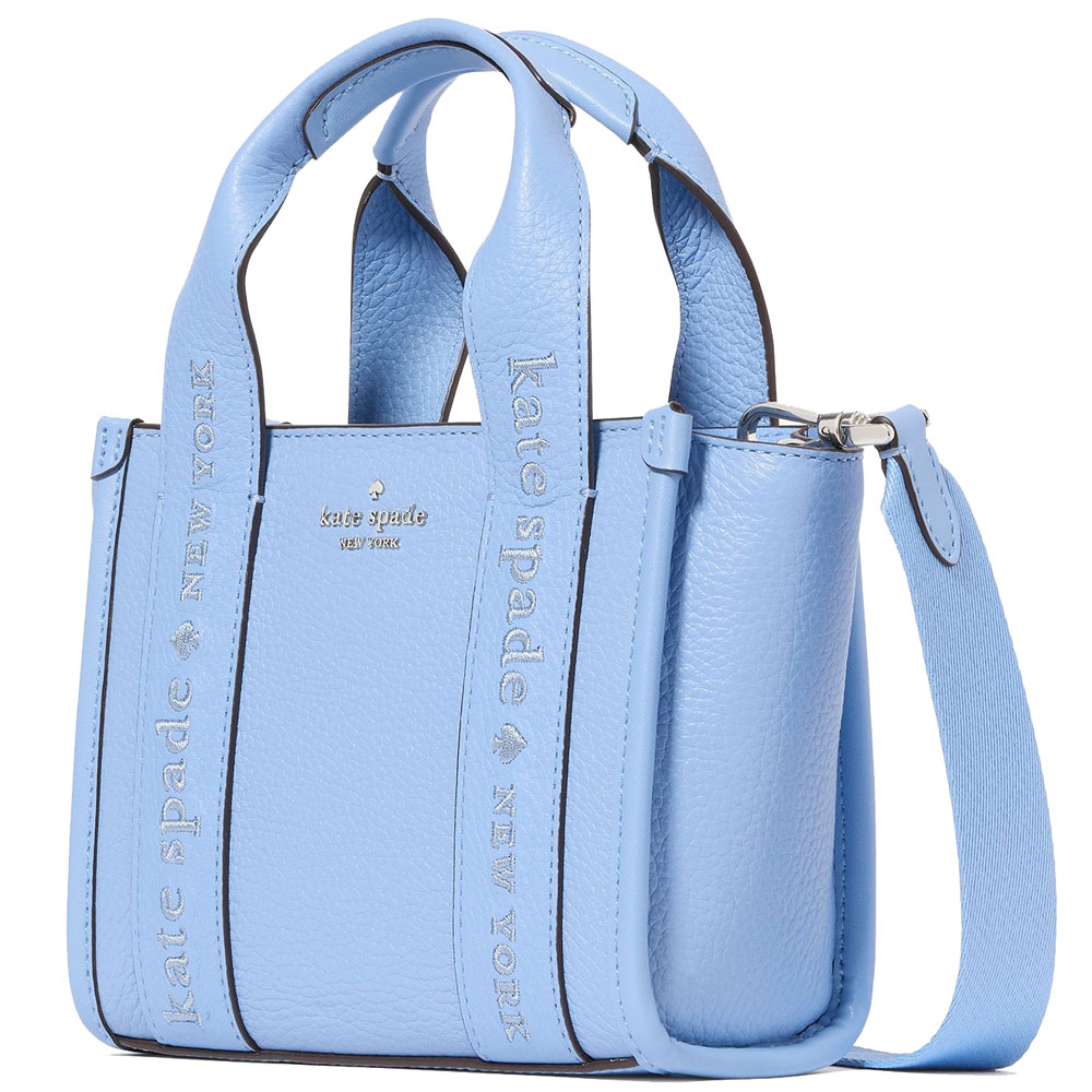 Kate Spade Kip Leather Mini Tote Periwinkle Sky # KL936