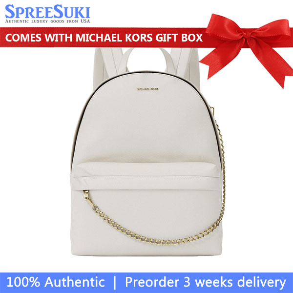 Michael Kors Slater Medium Backpack Lt Cream # 35F5G04B2V