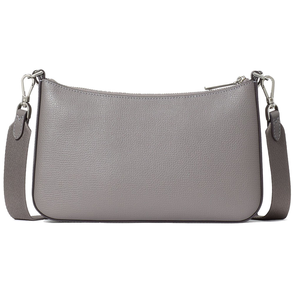 Kate Spade Duet Suede Small Crossbody Hare Grey # KM147
