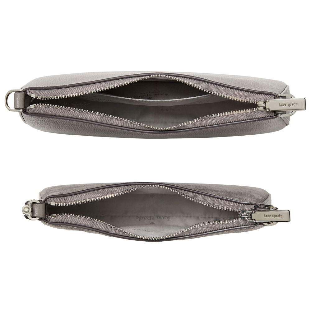 Kate Spade Duet Suede Small Crossbody Hare Grey # KM147