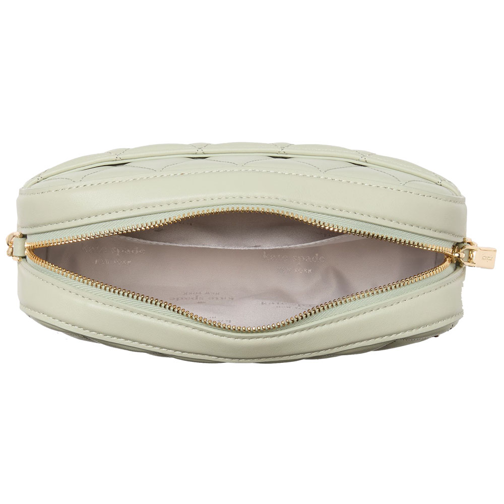 Kate Spade Carey Quilted Studded Chain Camera Bag Sage Bundle # KL820