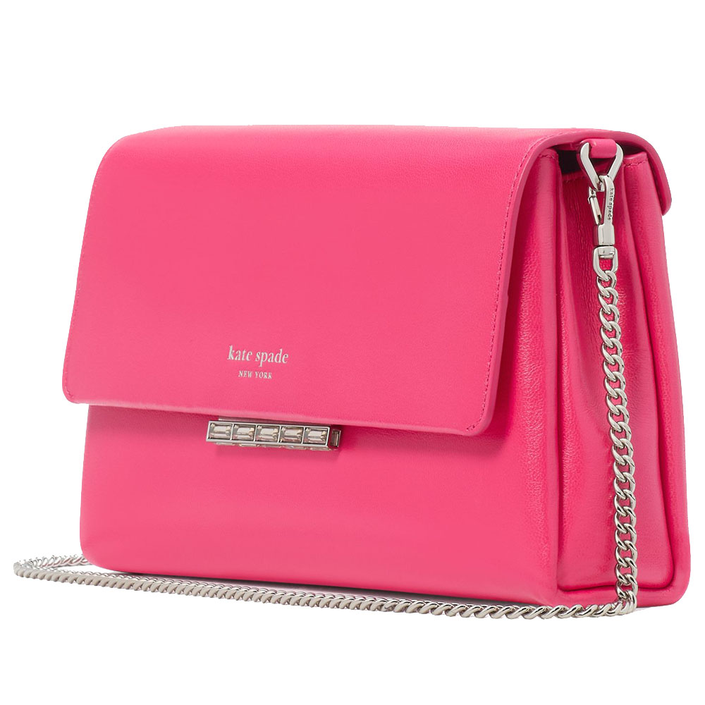 Kate Spade Grace Embellished Lock Clutch Rosehip # KI498