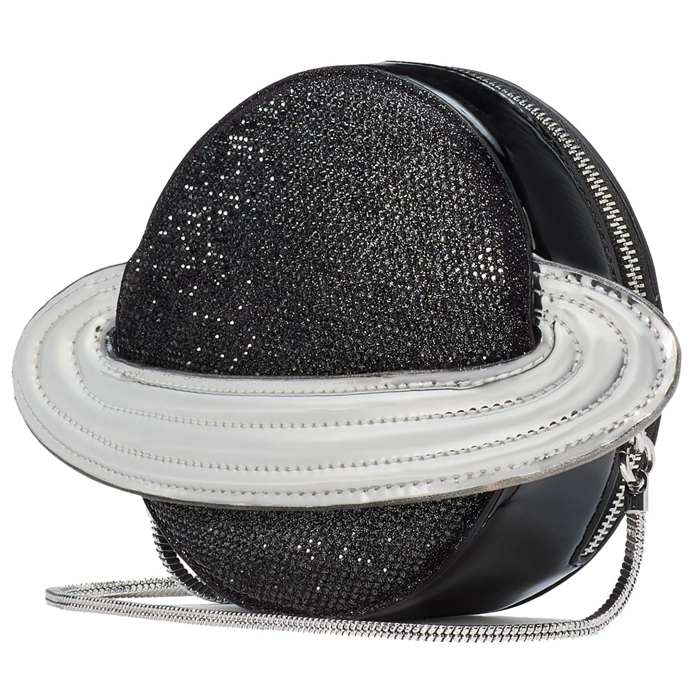 Kate Spade Spaced Out Embellished Metallic Micro Crossbody Black Multi # KI737