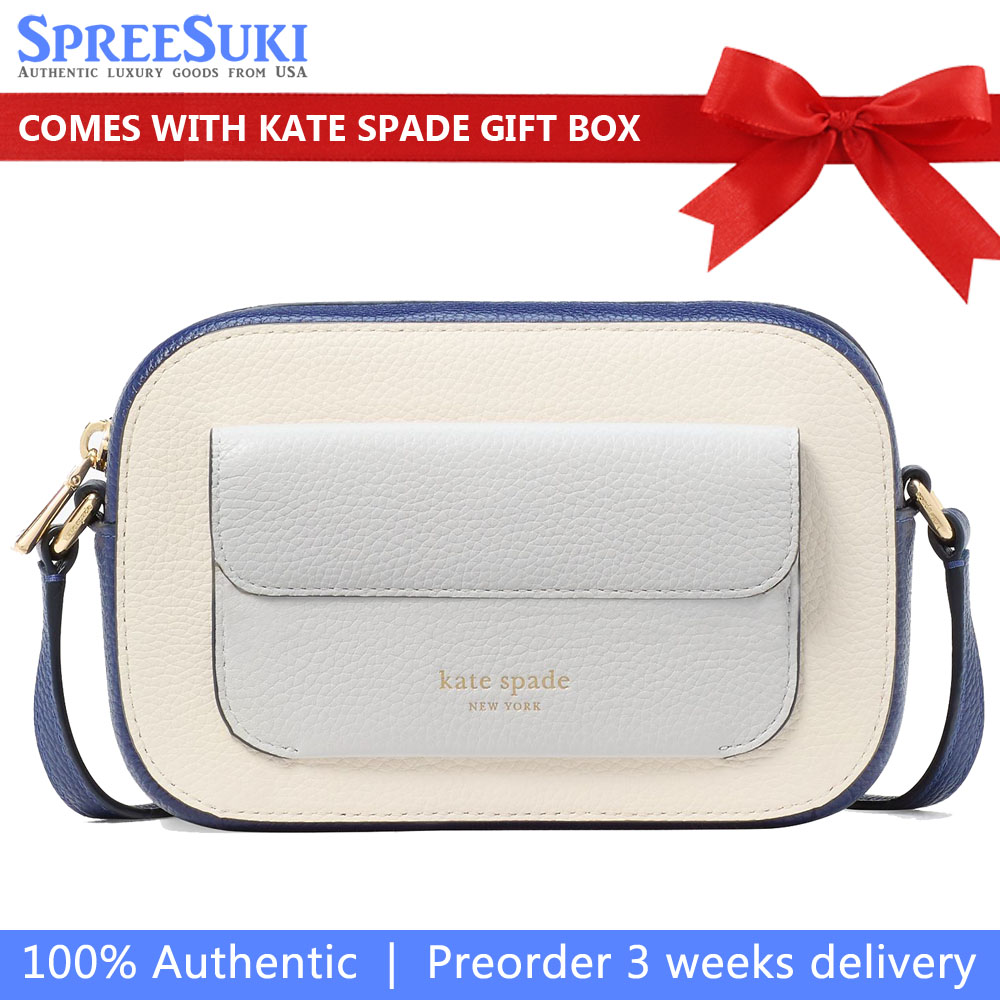 Kate Spade Ava Colorblocked Crossbody Stone Path Multi # KD951