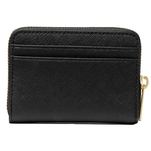 Michael Kors Jet Set Travenuel Medium Saffiano Leather Wallet Black # 35H8GTVZ1L