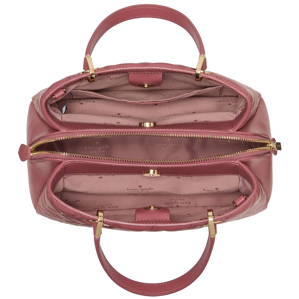 Kate Spade Carey Quilted Medium Sullivan Satchel Pomegranate # KL885