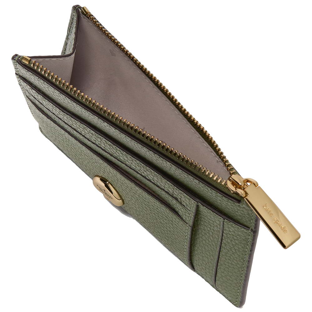Kate Spade Kaya Large Slim Cardholder Cedar Stand # KL837