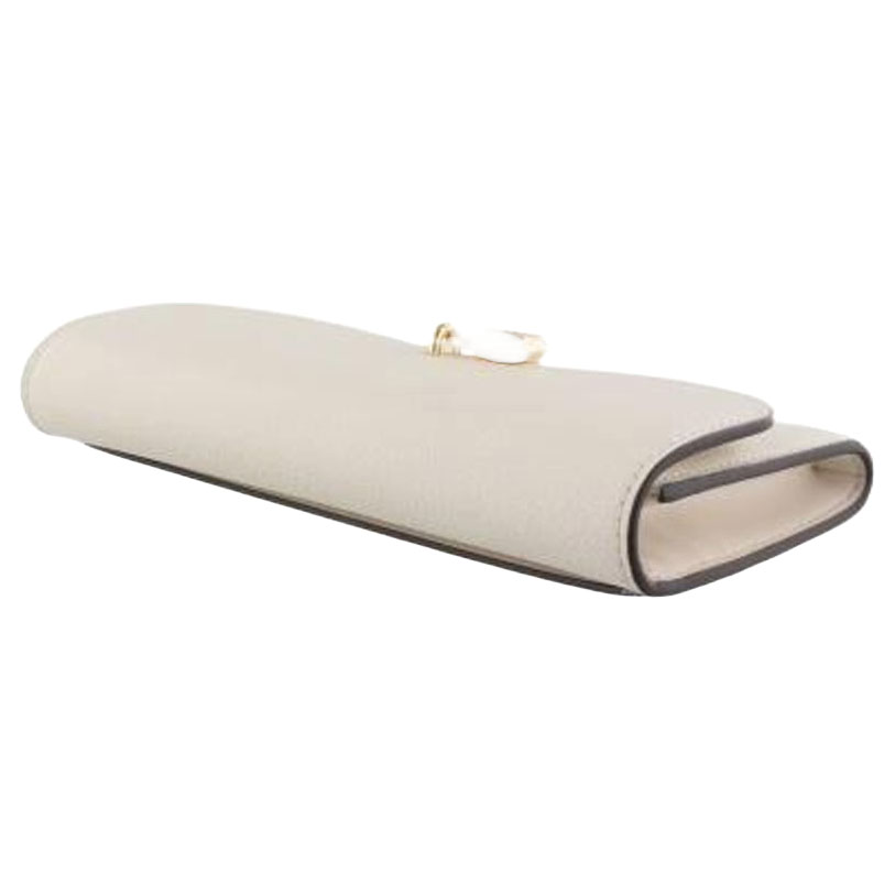 Michael Kors Hamilton Large Leather Continental Wallet Lt Cream # 35S5GHME9L