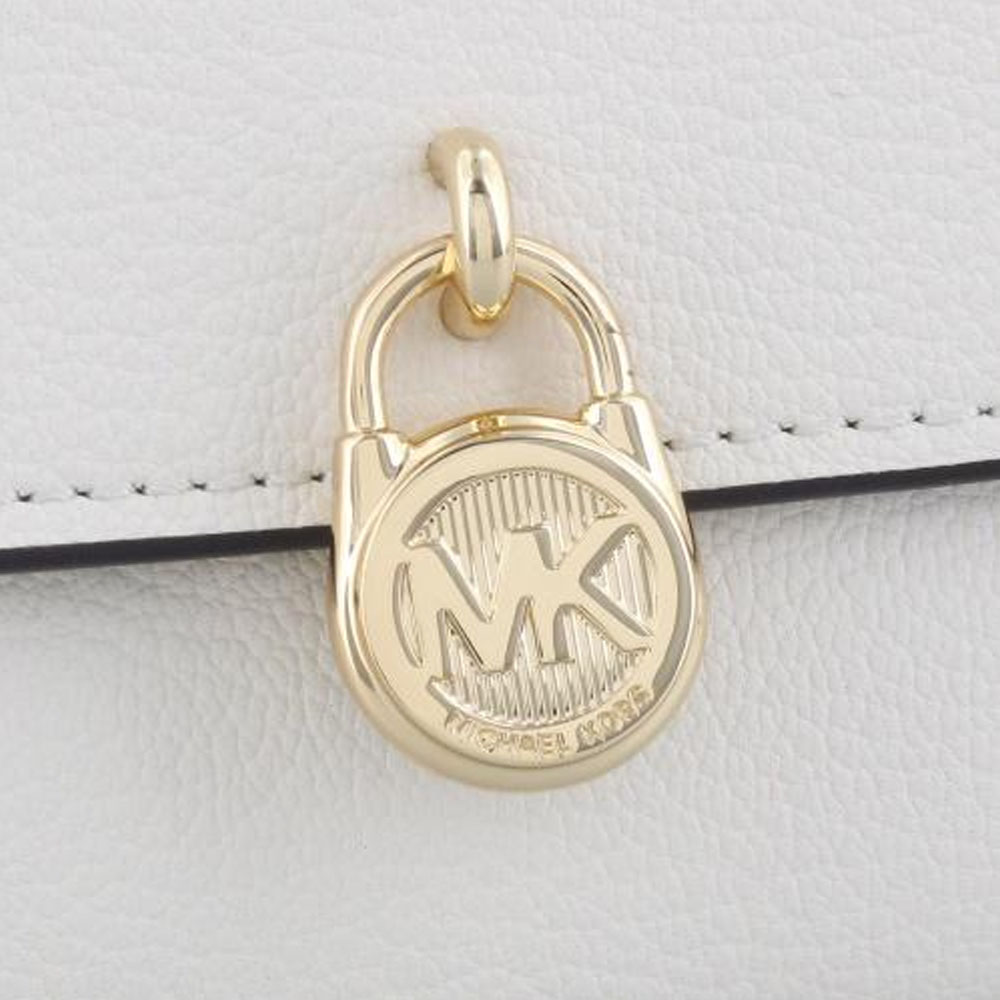 Michael Kors Hamilton Large Leather Continental Wallet Lt Cream # 35S5GHME9L