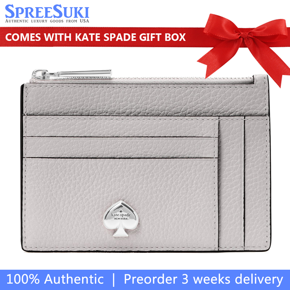 Kate Spade Kaya Large Slim Cardholder Mountain Grey # KL837