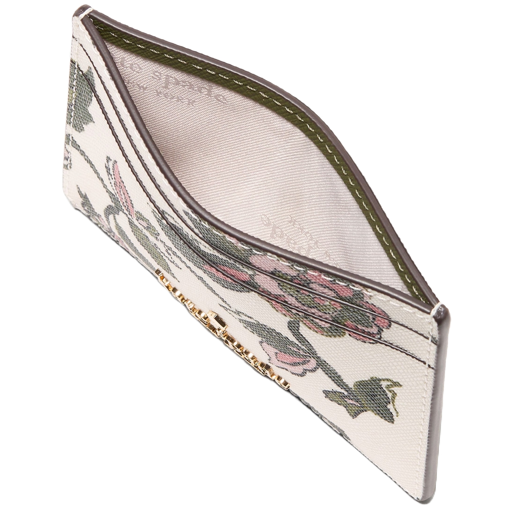 Kate Spade Madison Floral Small Slim Card Holder Meringue Multi # KL863
