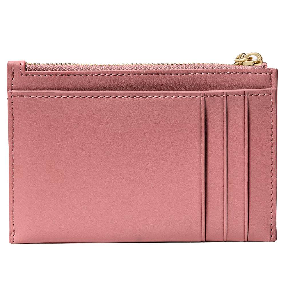 Kate Spade Carey Quilted Studded Small Card Holder Pomegranate # KL819