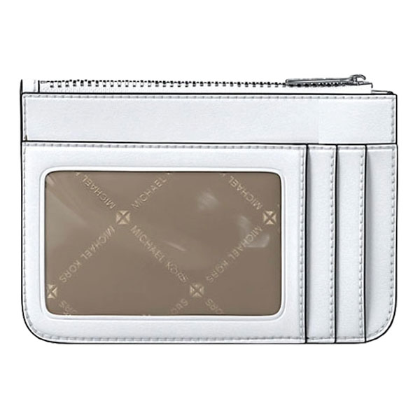 Michael Kors Jet Set Small Patent Coin Purse Optic White # 35T5STVP1A