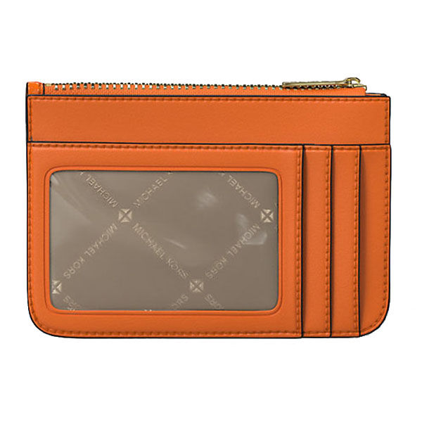 Michael Kors Jet Set Small Patent Coin Purse Pop Orange # 35T5GTVP1A