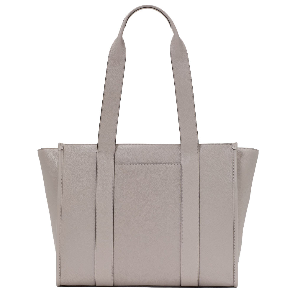 Kate Spade Kip Leather Large Tote Cozy Grey # KL937