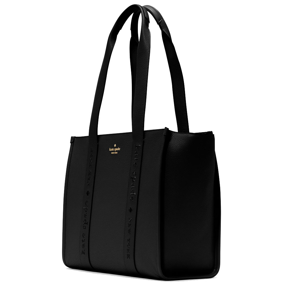 Kate Spade Kip Leather Large Tote Black # KL937
