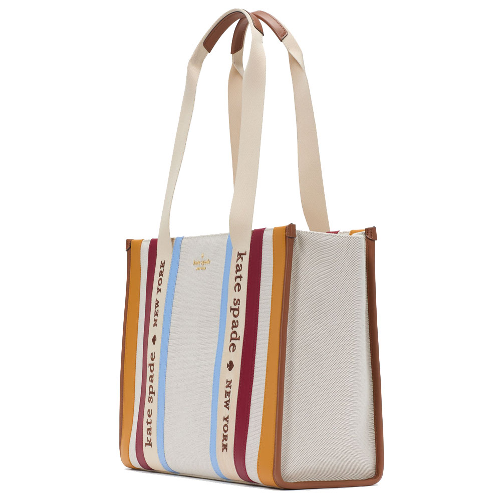 Kate Spade Kip Stripe Large Tote Multi # KL844