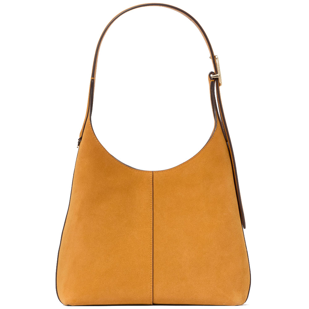 Kate Spade 454 Suede Small Shoulder Bag Squash Blossom # KM472