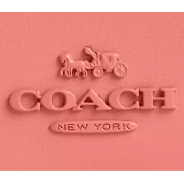 Coach Micro Wallet Bright Coral # CP260