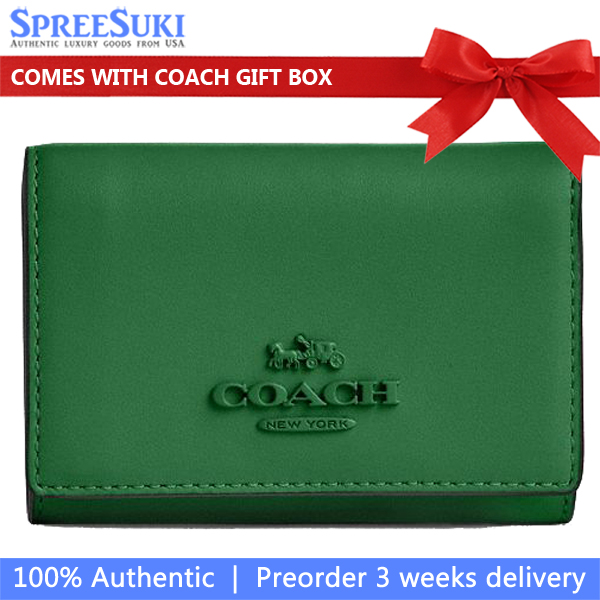 Coach Micro Wallet Silver Kelly # CP260