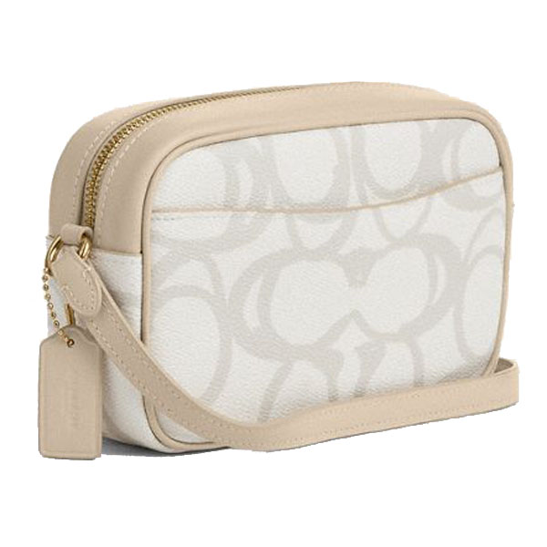 Coach Mini Jamie Camera Bag In Sketch Signature Canvas Ivory # CBL94