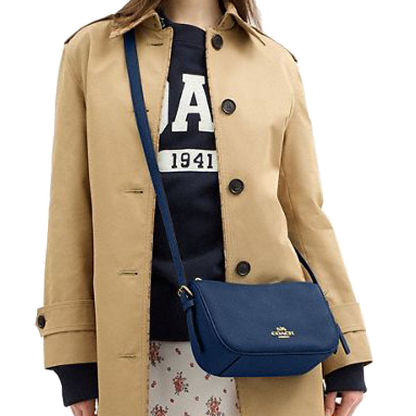 Coach Kailey Shoulder Bag Deep Blue # CY707