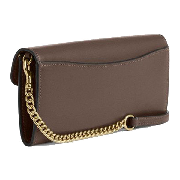 Coach Klare Wallet With Chain Dark Stone # CBI22