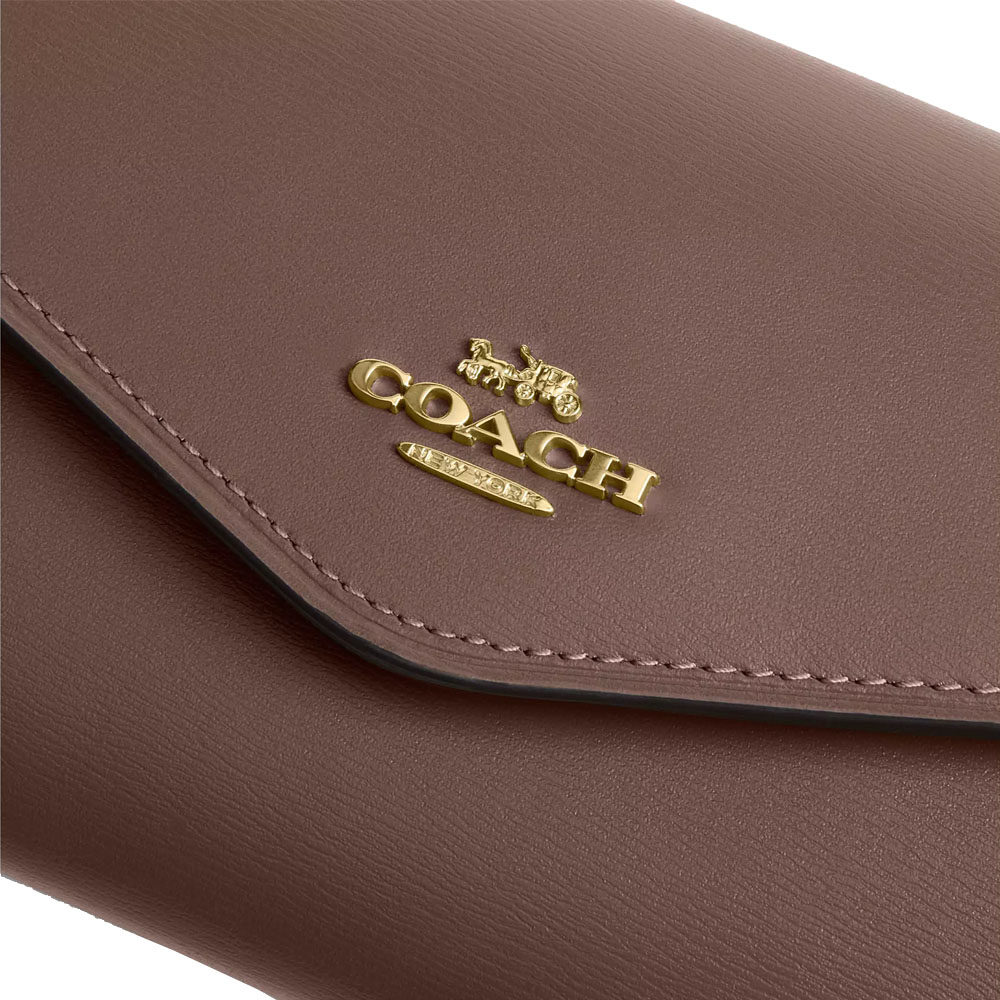 Coach Klare Wallet With Chain Dark Stone # CBI22