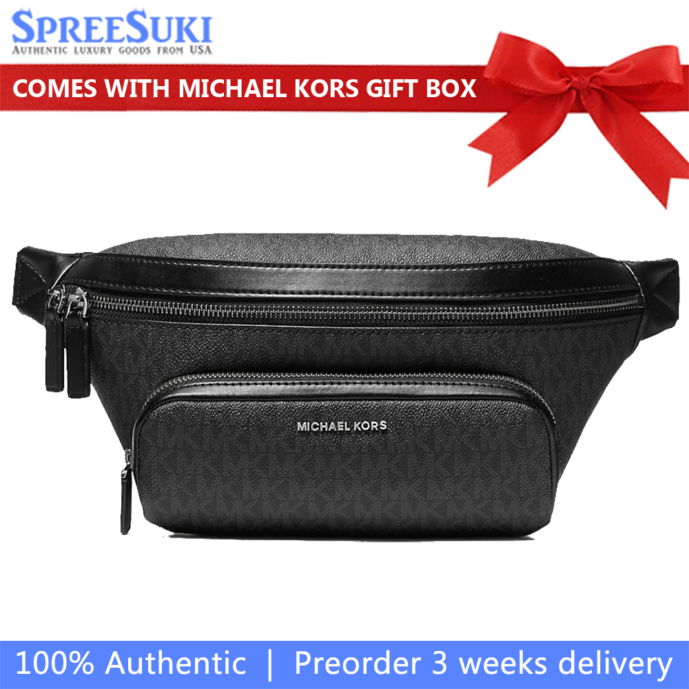 Michael Kors Cooper Logo Belt Bag Black # 37U1LCOY9B