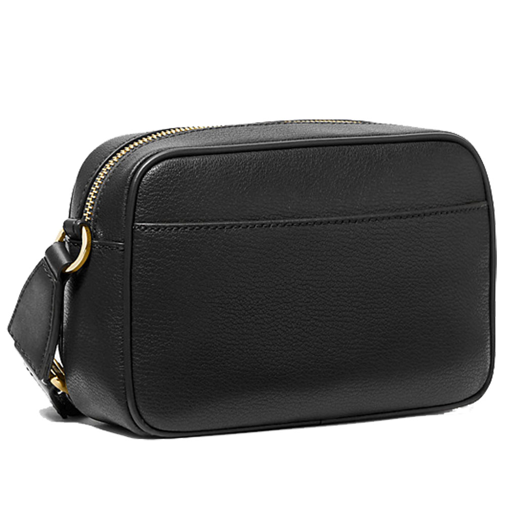 Michael Kors Jet Set Medium Leather Crossbody Bag With Case For Apple Airpods Pro® Black # 35S2GTTC6L