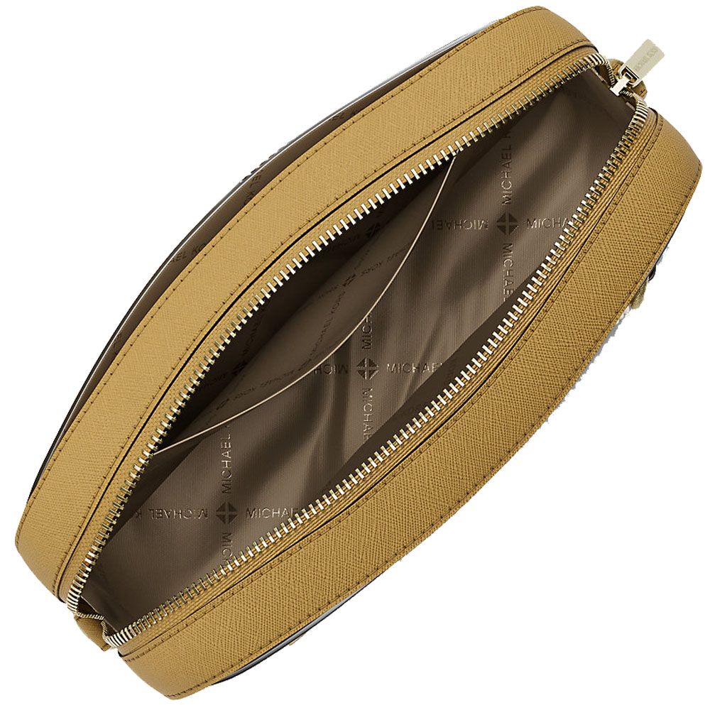 Michael Kors Crossbody Bag Jet Set Item Large East West Chain Crossbody Honey # 35S1GTTC7L