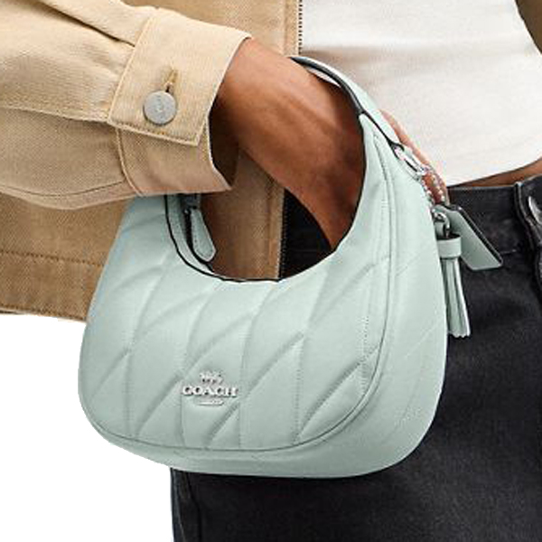 Coach Carmen Mini Crossbody Bag Silver Green # CBI46